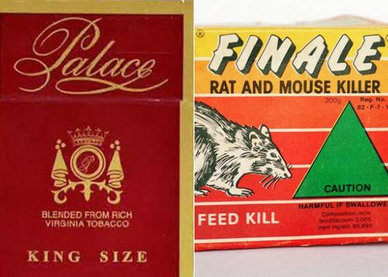 Thuốc diệt chuột được tìm thấy trong những điếu thuốc lá rởm
